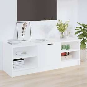 vidaXL TV Stand vit 102x35.5x36.5 cm konstruerat trä 811367
