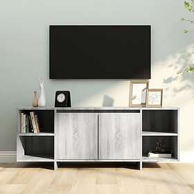 vidaXL TV Stand grå sonoma 130x35x50 cm spånskiva 813054