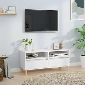 vidaXL TV Stand vit 100x34.5x44.5 cm konstruerat trä 831893