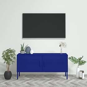 vidaXL TV Stand marinblå 105x35x50 cm stål 336226