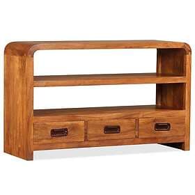 vidaXL TV Stand massivt akaciaträ 90x30x55 cm 244681