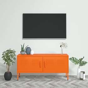vidaXL TV Stand orange 105x35x50 cm stål 336228