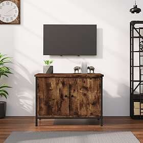 vidaXL TV Stand med dörrar rökfärgad ek 60x35x45 cm konstruerat trä 826297