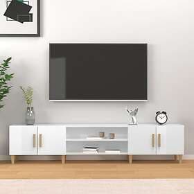 vidaXL TV-skåp vit högglans 180x31.5x40 cm konstruerat trä 816258