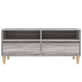 vidaXL TV Stand grå sonoma 100x34.5x44.5 cm konstruerat trä 831899