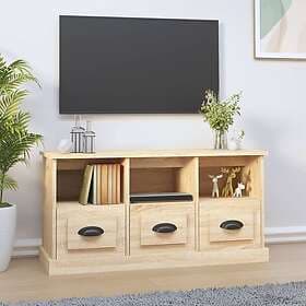 vidaXL TV Stand sonoma-ek 100x35x50 cm konstruerat trä 816291