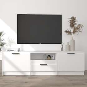 vidaXL TV Stand vit 140x35x40 cm konstruerat trä 811448
