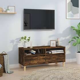 vidaXL TV Stand rökfärgad ek 100x34.5x44.5 cm constructed wood 831898