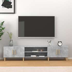 vidaXL TV-skåp betonggrå 180x31.5x40 cm konstruerat trä 816260