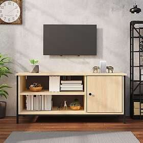 vidaXL TV Stand sonoma-ek 100x40x45 cm konstruerat trä 826301