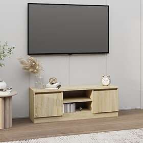 vidaXL TV Stand with door sonoma oak 102x30x36 cm