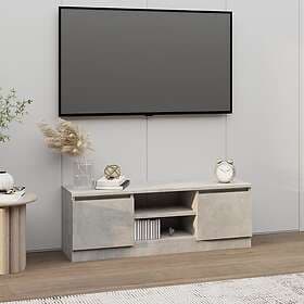 vidaXL TV Stand 102x30x36 cm concrete grey