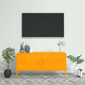 vidaXL TV Stand senapsgul 105x35x50 cm stål 336227