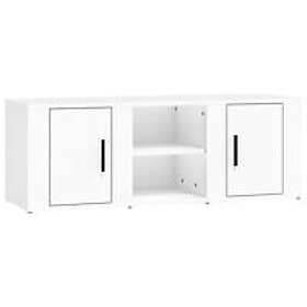 vidaXL TV Stand vit 100x31.5x35 cm konstruerat trä 819428
