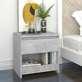 vidaXL Nightstand 2 pcs Concrete Grey 40x30x39cm Engineered Wood 803452