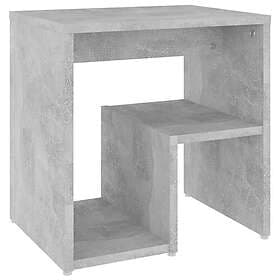 vidaXL Nightstand Concrete Grey 40x30x40cm Engineered Wood 806336