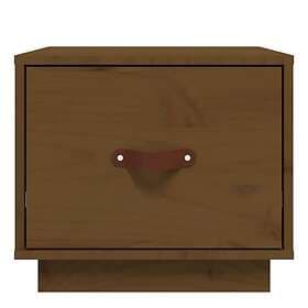 vidaXL Sängbord honungsbrun 40x34x35 cm massiv furu 818291