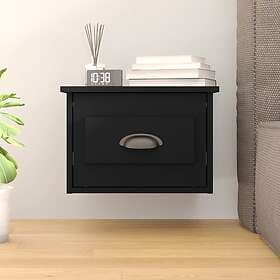 vidaXL Wall-mounted Nightstand Black 41.5x36x28cm 816378
