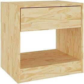 vidaXL Sängbord 40x31x40 cm massiv furu 808063