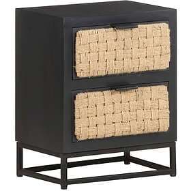 vidaXL Nightstand Mango Wood 40x30x50cm 323494