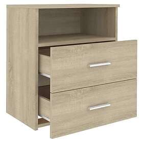 vidaXL Nightstand Sonoma Oak 2 pcs 50x32x60cm 803279