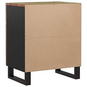 vidaXL Sängbord 50x33x60 cm massivt återvunnet och konstruerat trä 350658