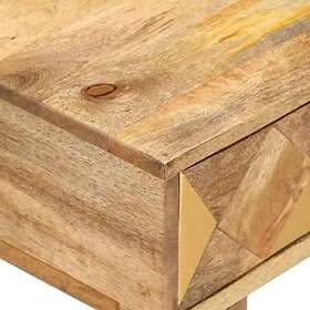 vidaXL Nightstand Mango Wood 43x30x58cm 285857