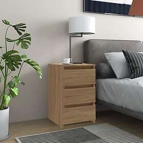 vidaXL Nightstand Sonoma Oak 2 pcs 40x35x62.5cm Engineered Wood 806218