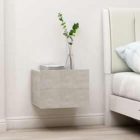 vidaXL Nightstand Concrete Grey 40x30x30cm Engineered Wood 801061