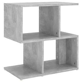 vidaXL Nightstand Concrete Grey 50x30x51.5cm Chipboard 806372