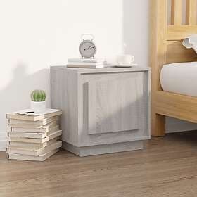 vidaXL Nightstand Grey Sonoma 44x35x45cm Engineered Wood 819848