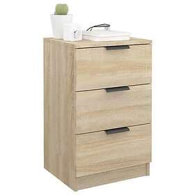 vidaXL Sängbord 2 st sonoma-ek 40x36x65 cm 811275