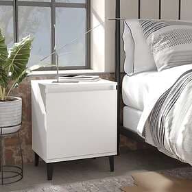 vidaXL Nightstand White 40x30x50cm 805833