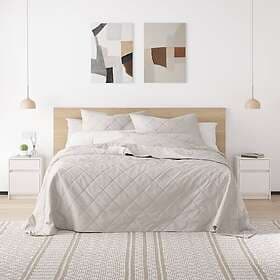 vidaXL Nightstand White 40x31x50cm Solid Pine 808125