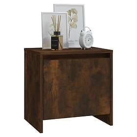 vidaXL Nightstand Smoke Brown Oak 45x34x44.5cm Chipboard 813045