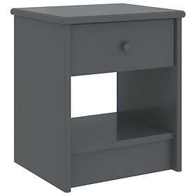 vidaXL Nightstand Dark Grey 35x30x40cm Solid Pine 322226
