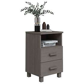 vidaXL HAMAR Light Gray 40x35x62cm Solid Pine 340415
