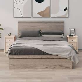 vidaXL Sängbord 2 st 40x35x61.5 cm massiv furu 813700