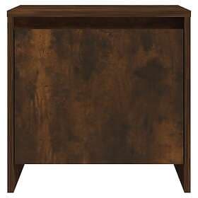 vidaXL Sängbord rökfärgad ek 45x34x44.5 cm spånskiva 813044