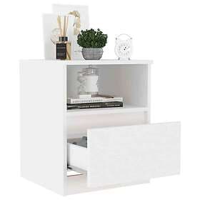 vidaXL Nightstand White 40x40x50cm 806158