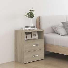 vidaXL Sängbord sonoma-ek 50x32x60 cm 803278