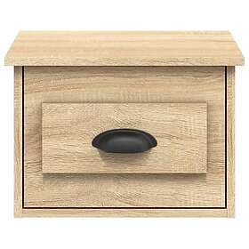 vidaXL Väggmonterade sängbord 2 st sonoma-ek 41.5x36x28 cm 816383