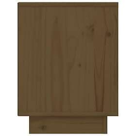 vidaXL Sängbord 2 st honungsbrun 40x30x40 cm massiv furu 813342