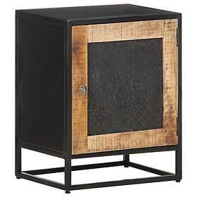 vidaXL Nightstand 40x30x50cm Solid Rough Mango Wood 323146