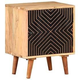 vidaXL Nightstand Solid Acacia Wood 40x30x50cm 322667