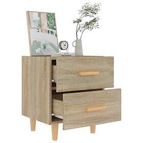 vidaXL Sängbord sonoma-ek 40x35x47.5 cm 811976