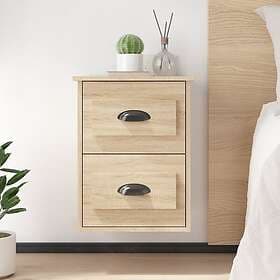vidaXL Wall-mounted Nightstands 2 pcs Sonoma Oak 41.5x36x53cm 816399