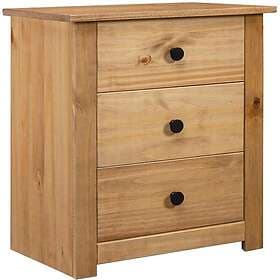 vidaXL Nightstand Pine Panama 46x40x57cm 282652