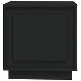 vidaXL Sängbord 2 st svart 44x35x45 cm konstruerat trä 819839