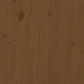 vidaXL Sängbord 2 st honungsbrun 40x34x35 cm massiv furu 818292